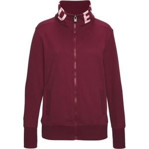 Elbsand Sweatvest  rosa / wijnrood