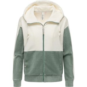 Ragwear Sweatvest 'Colbien'  jade groen / eierschaal