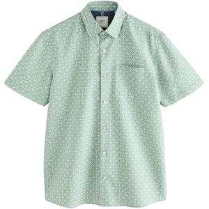 Next Overhemd  pastelgroen / wit