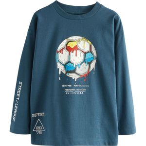 Next Shirt  saffier / geel / rood / wit