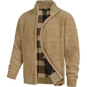 INDICODE JEANS Gebreid vest ' INFilion '  beige