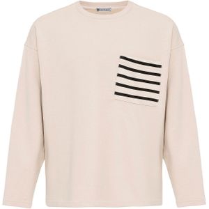 Dandalo Sweatshirt  stone grey / zwart