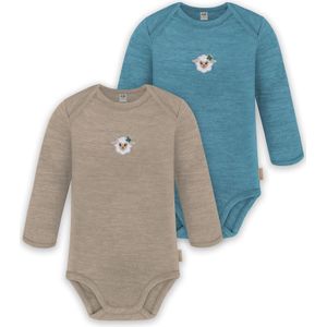 normani Rompertje/body 'Auckland'  beige / blauw / gemengde kleuren