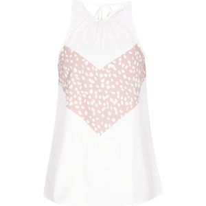 NAEMI Top 'Fashion Look'  mauve / wit