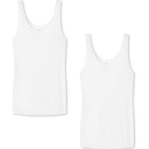 SCHIESSER Top 'Luxury'  wit