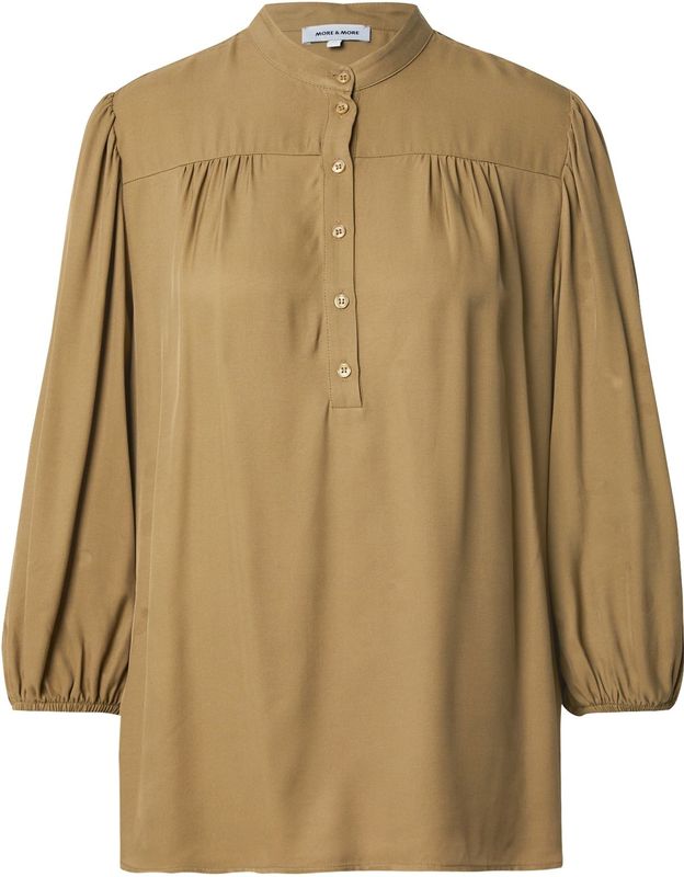 MORE & MORE Blouse  olijfgroen