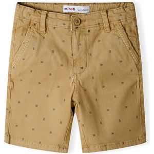 MINOTI Broek  camel / zwart