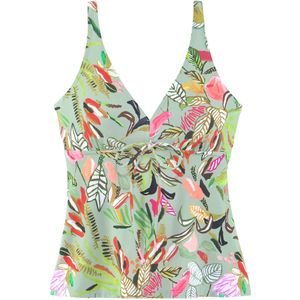 s.Oliver Tankini 'Herbst'  olijfgroen / pink / bloedrood / zwart