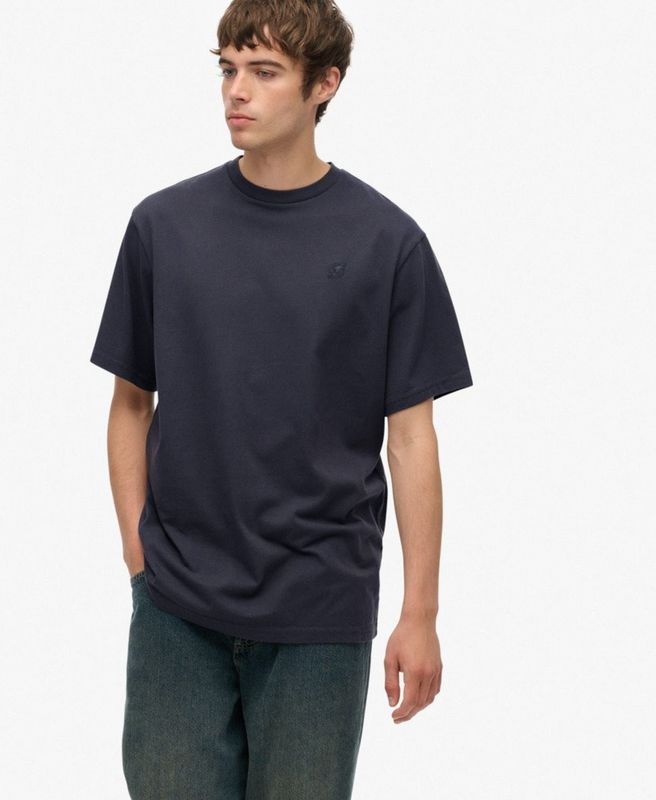 Superdry - Blank - T-shirt - Oversized - Ronde Hals - Korte Mouwen