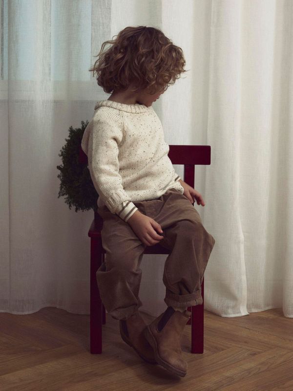 Lil' Atelier Blouse - Gebreid - NmnGalto - Tortelduif - Lil Atelier - 2 jaar (92) - Shirts