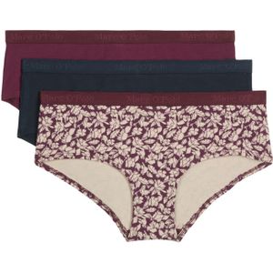 Marc O'Polo Broekje ' Essentials '  crème / donkerblauw / bordeaux