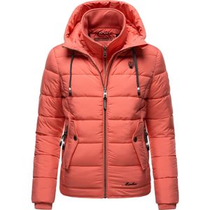 MARIKOO Winterjas 'Taisaa'  koraal / zwart / wit