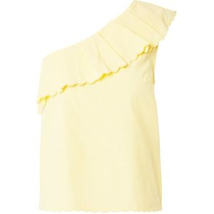 Top - VIFERNANDA - Effen - Katoen - Mouwloos - Normale Pasvorm