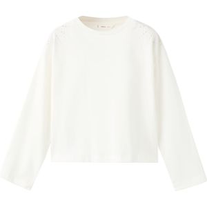 MANGO KIDS Shirt 'PERLI'  offwhite