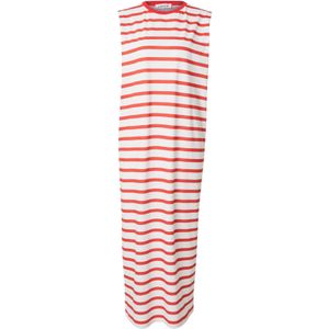 EDITED Jurk 'Liadan'  rood / wit