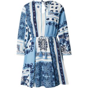 VERO MODA Jurk 'VMMILAN OMIA'  navy / lichtblauw / wit