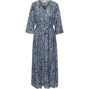 Jurk - A-shape - Zwart Blauw