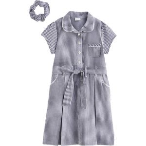 Next Jurk  navy / wit