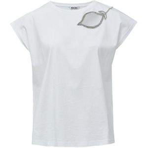 Salsa Jeans - 21010488 - T-shirt - Wit - Regular Fit