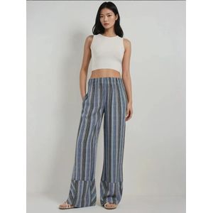 Hiccup Broek  saffier / zwart / wit