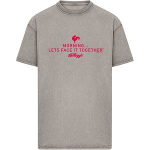 F4NT4STIC Shirt  grijs / pink