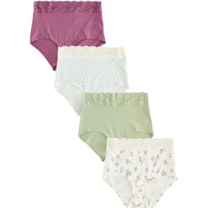 Next Slip  lichtbeige / lichtblauw / pastelgroen / donkerroze / wit