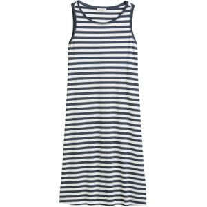 Marc O'Polo Zomerjurk  donkerblauw / wit