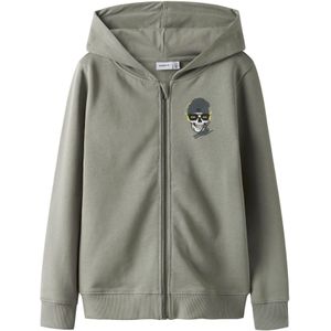 NAME IT Sweatvest  geel / grafiet / donkergrijs / zwart / wit