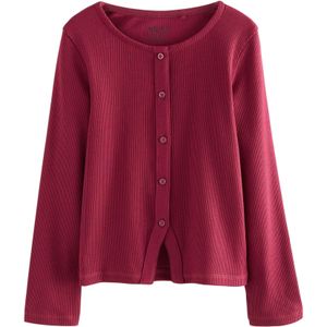 Next Gebreid vest  bourgogne