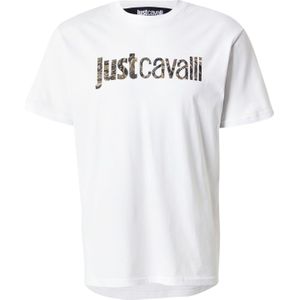 Just Cavalli Shirt  kaki / wit