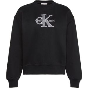 Calvin Klein Jeans Sweatshirt  grijs / zwart / wit