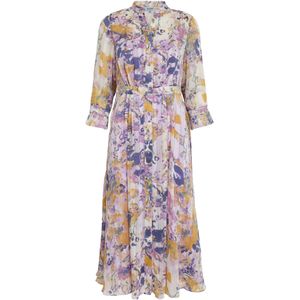 minus Blousejurk 'Filine'  donkerlila / oranje / rosa / wit