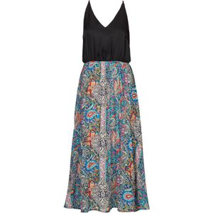 Dine'n'Dance Zomerjurk 'Yagmur'  blauw / rood / zwart