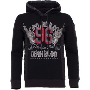 CIPO & BAXX Sweatshirt  grijs / rood / zwart