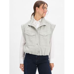 BOSS - 50547683 - Mouwloze Blazer - Grijs - Casual - Polyester