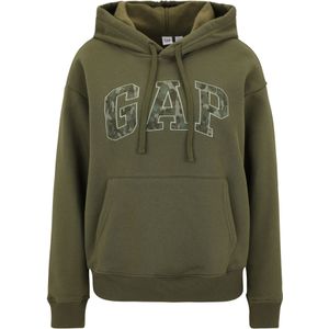 Gap Petite Sweatshirt 'HERITAGE'  grijs / groen / donkergroen