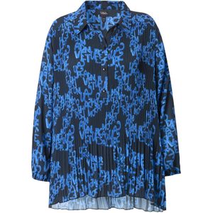 Ulla Popken Tuniek  blauw / azuur / zwart