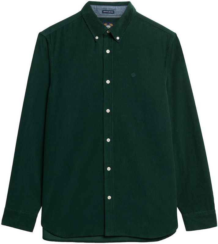 Superdry Overhemd  donkergroen