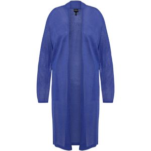 Ulla Popken Gebreid vest  saffier