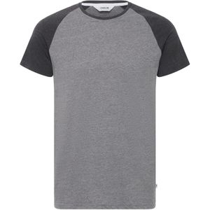 !Solid Shirt 'Bastian'  grijs / zwart