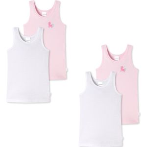 SCHIESSER Onderhemd  turquoise / pastelroze / lichtroze / wit