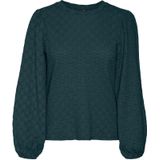 Vmflower - Blouse - O-hals - Lange Mouwen - Regular Fit