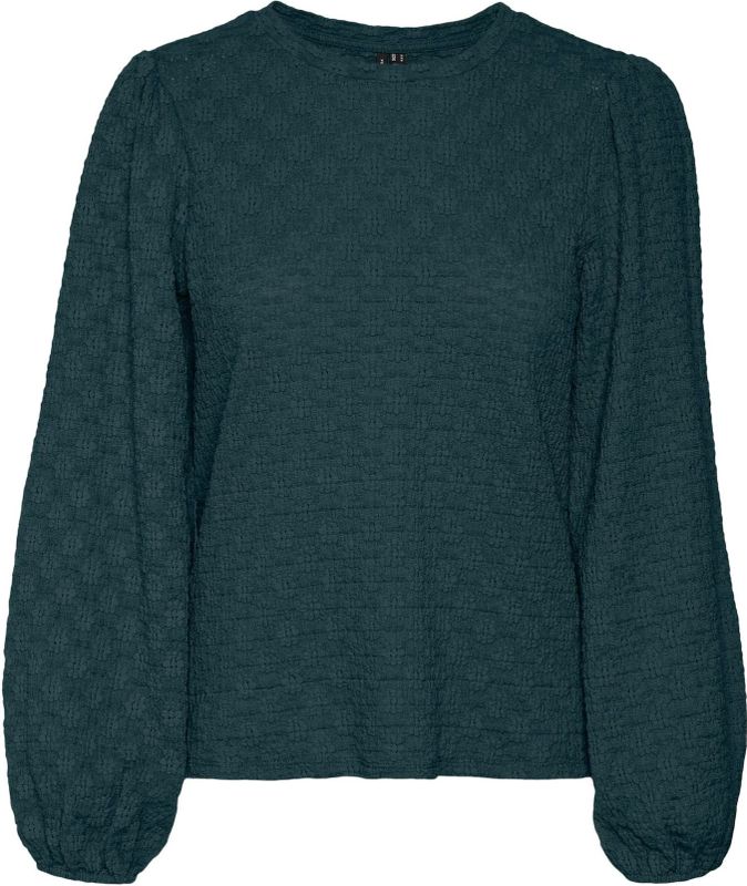 Vmflower - Blouse - O-hals - Lange Mouwen - Regular Fit