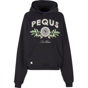 Pequs Sweatshirt 'Olive Coin Relic'  geel / groen / zwart / wit