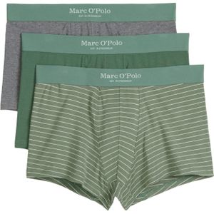 Marc O'Polo Boxershorts ' Trunk Essentials '  grijs gemêleerd / grasgroen