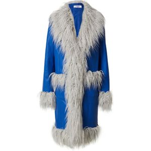 SHYX Tussenmantel 'Nina'  royal blue/koningsblauw / lichtgrijs