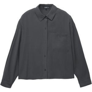 Pull&Bear Blouse  donkergrijs