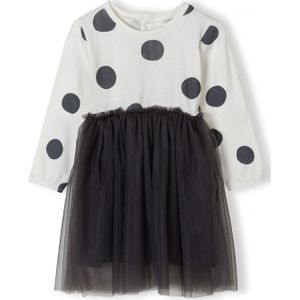 MINOTI Jurk  zwart / wolwit