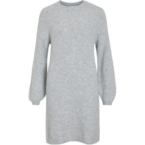 VILA Gebreide jurk 'VIRetta'  lichtgrijs