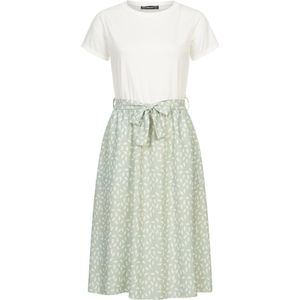 Cloud5ive Jurk  pastelgroen / wit